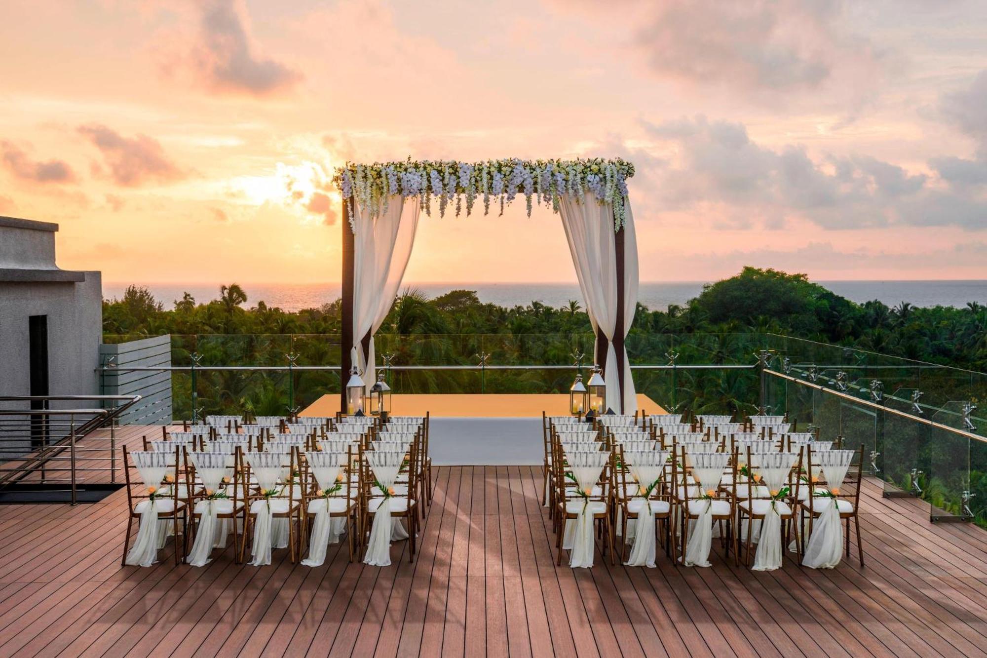 Le Meridien Goa, Calangute Exterior foto Wedding venue