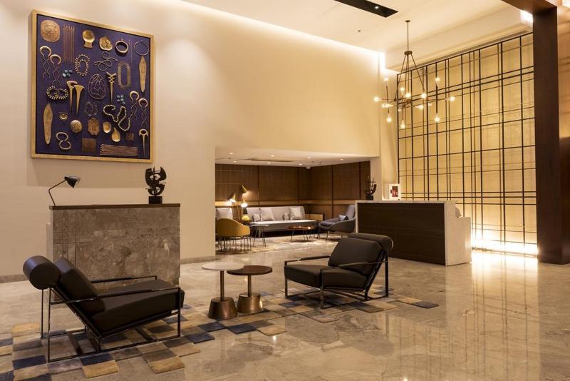 Le Meridien Goa, Calangute Exterior foto The lobby of the hotel