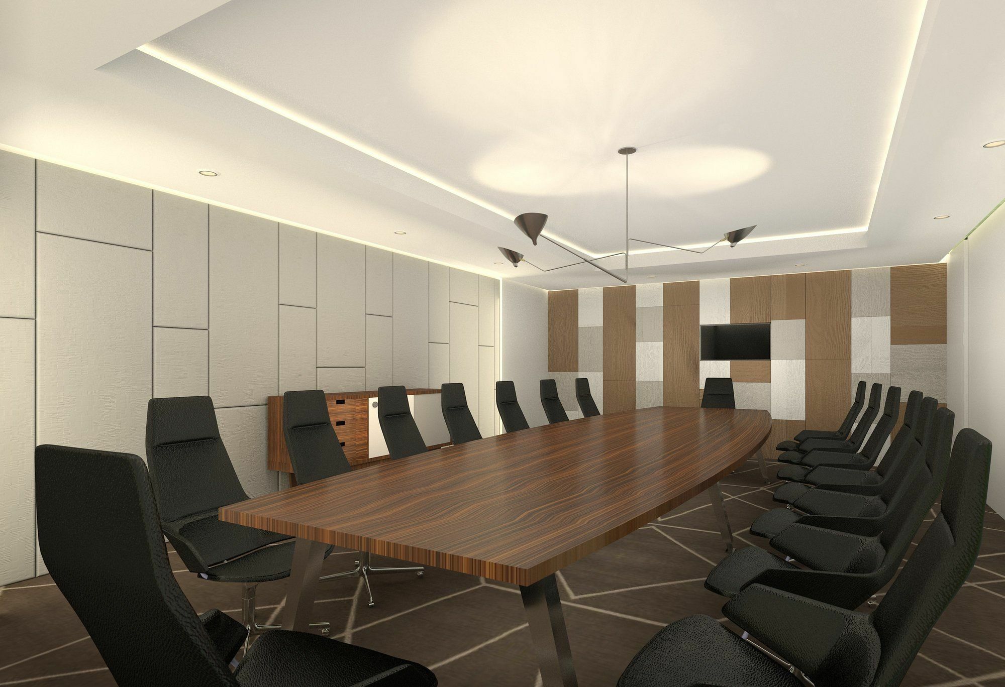 Le Meridien Goa, Calangute Exterior foto 3D rendering of a meeting room