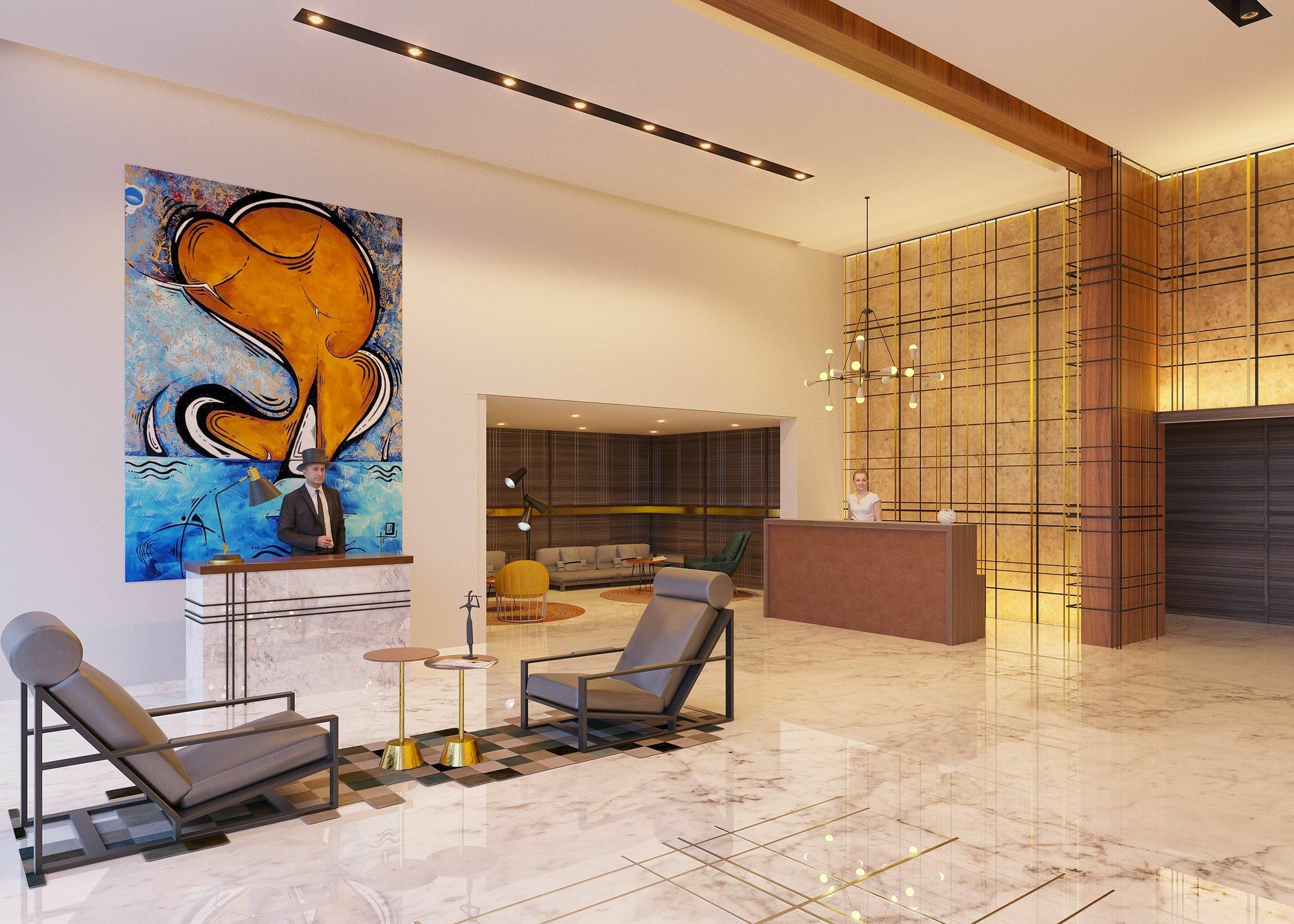 Le Meridien Goa, Calangute Exterior foto The lobby of the hotel